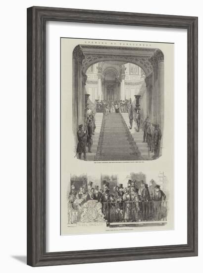 Opening of Parliament-null-Framed Giclee Print