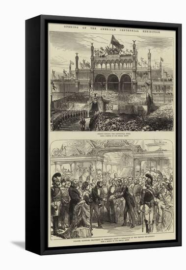 Opening of the American Centennial Exhibition-null-Framed Premier Image Canvas