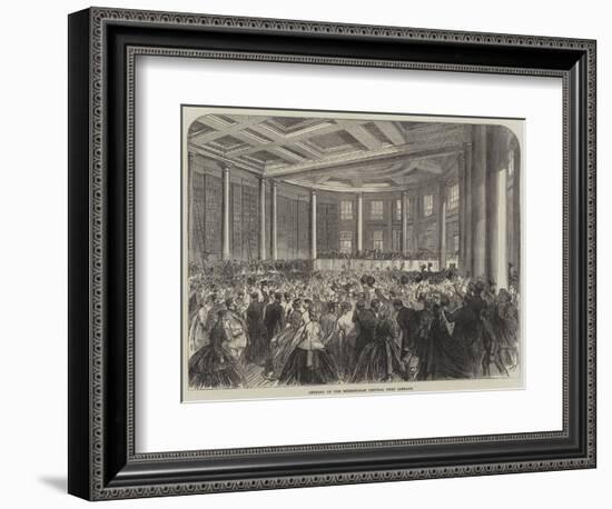 Opening of the Birmingham Central Free Library--Framed Giclee Print