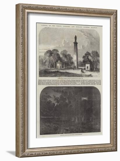 Opening of the Boston, Sleaford, and Midland Counties Railway-Samuel Read-Framed Giclee Print