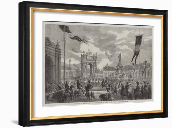 Opening of the Boulevard Du Prince Eugene, at Paris, by the Emperor-Felix Thorigny-Framed Giclee Print