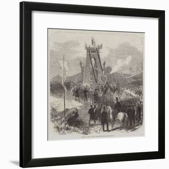 Opening of the Clifton Suspension Bridge-null-Framed Giclee Print