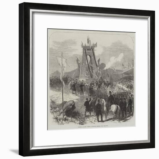 Opening of the Clifton Suspension Bridge-null-Framed Giclee Print