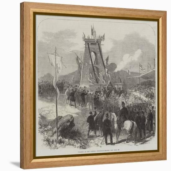 Opening of the Clifton Suspension Bridge-null-Framed Premier Image Canvas