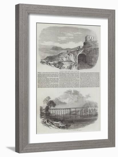 Opening of the Dublin and Wicklow Railway-null-Framed Giclee Print