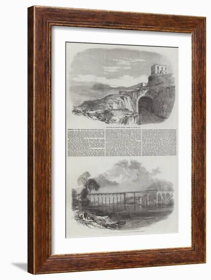Opening of the Dublin and Wicklow Railway-null-Framed Giclee Print