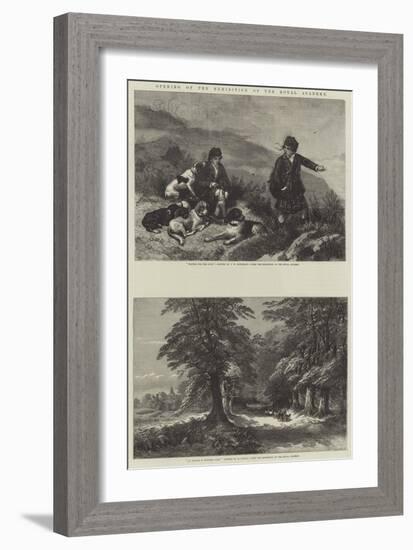 Opening of the Exhibition of the Royal Academy-John William Bottomley-Framed Giclee Print