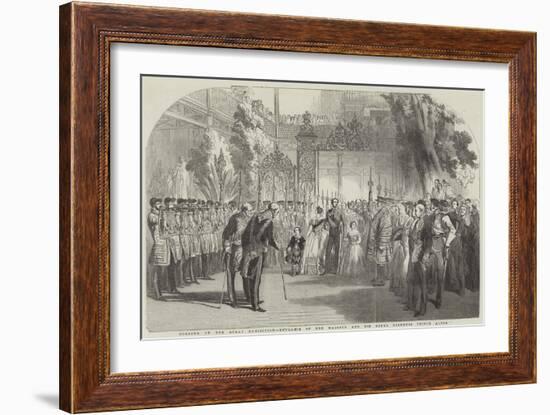 Opening of the Great Exhibition, Entrance of Her Majesty and His Royal Highness Prince Albert-null-Framed Giclee Print