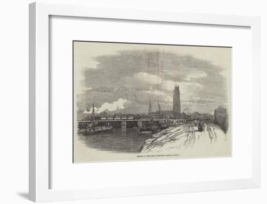 Opening of the Great Northern Railway, Boston-null-Framed Giclee Print