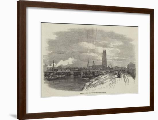 Opening of the Great Northern Railway, Boston-null-Framed Giclee Print