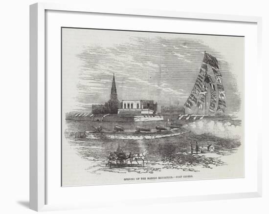 Opening of the Madras Exhibition, Fort George-null-Framed Giclee Print