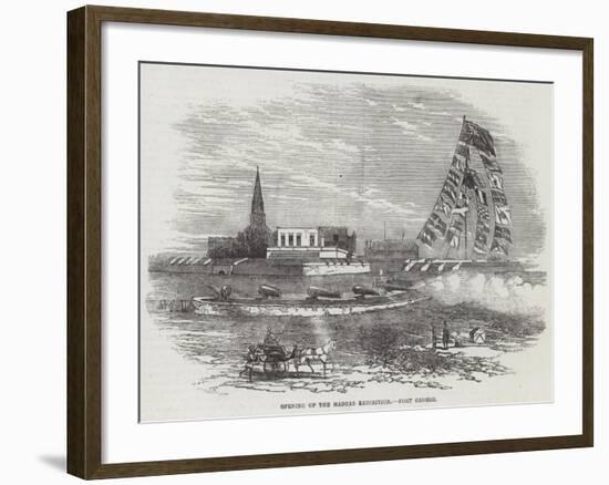 Opening of the Madras Exhibition, Fort George-null-Framed Giclee Print