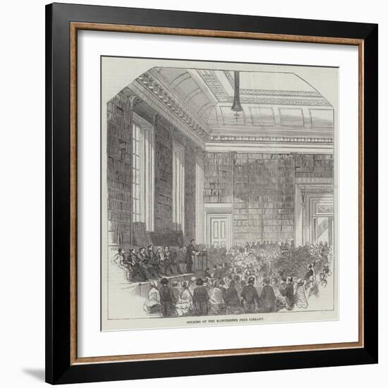 Opening of the Manchester Free Library-null-Framed Giclee Print