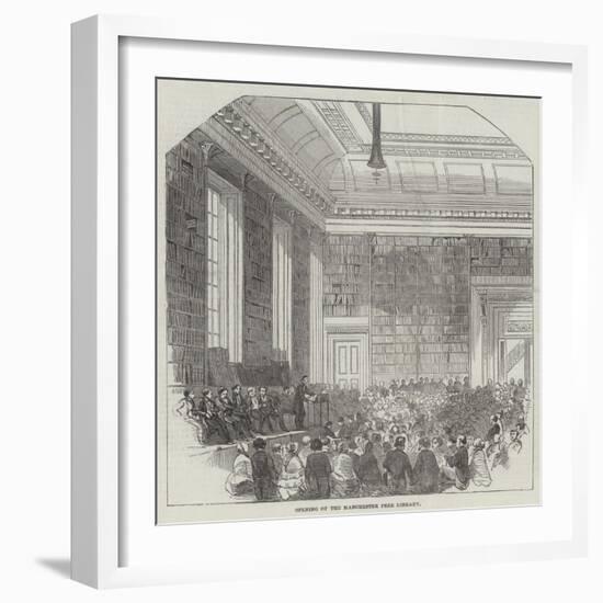 Opening of the Manchester Free Library-null-Framed Giclee Print