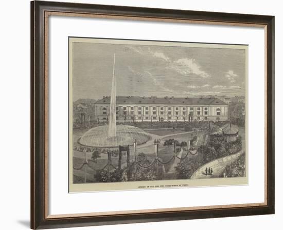 Opening of the New City Water-Works at Vienna-null-Framed Giclee Print