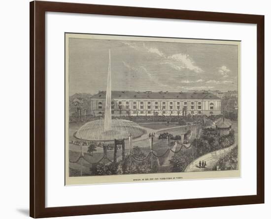 Opening of the New City Water-Works at Vienna-null-Framed Giclee Print