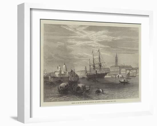 Opening of the New Line for the Peninsular and Oriental Company's Steamers from Venice-null-Framed Giclee Print