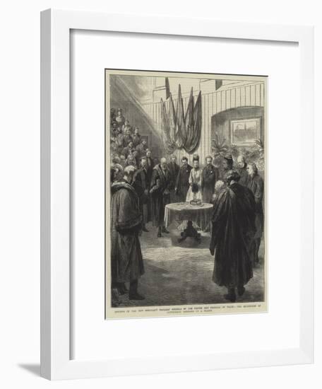 Opening of the New Merchant Taylors' Schools by the Prince and Princess of Wales-Godefroy Durand-Framed Giclee Print