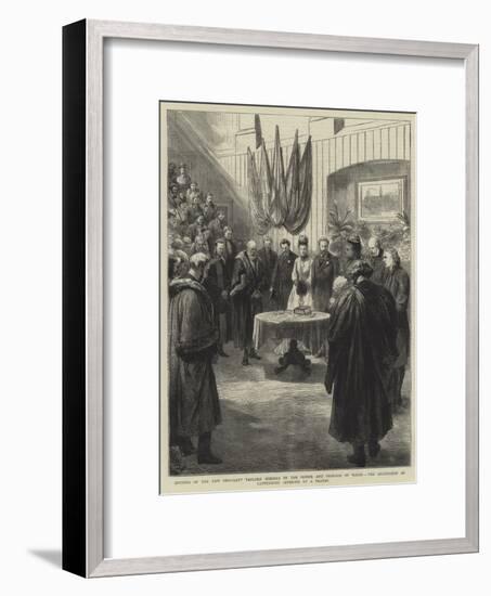 Opening of the New Merchant Taylors' Schools by the Prince and Princess of Wales-Godefroy Durand-Framed Giclee Print