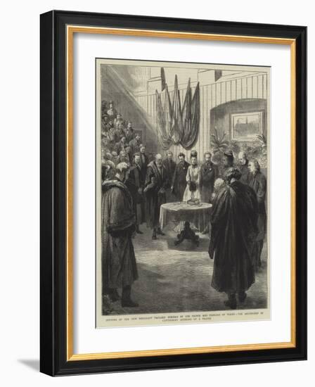 Opening of the New Merchant Taylors' Schools by the Prince and Princess of Wales-Godefroy Durand-Framed Giclee Print