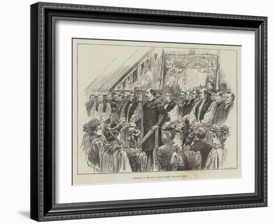 Opening of the New Oxford House, Bethnal Green-William Douglas Almond-Framed Giclee Print