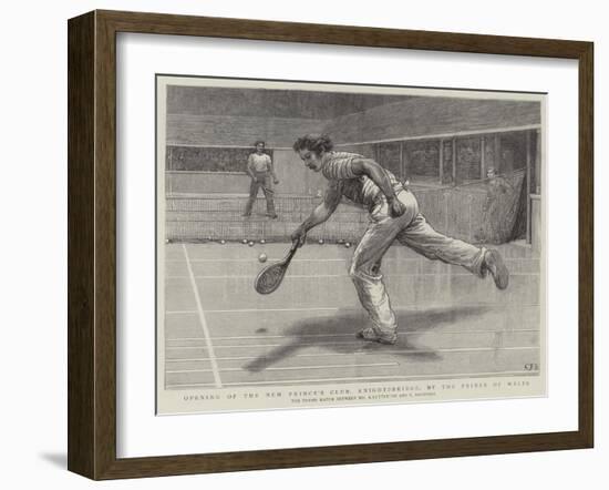 Opening of the New Prince's Club-Charles Joseph Staniland-Framed Giclee Print