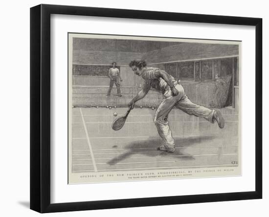 Opening of the New Prince's Club-Charles Joseph Staniland-Framed Giclee Print