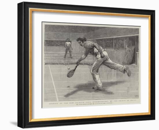 Opening of the New Prince's Club-Charles Joseph Staniland-Framed Giclee Print