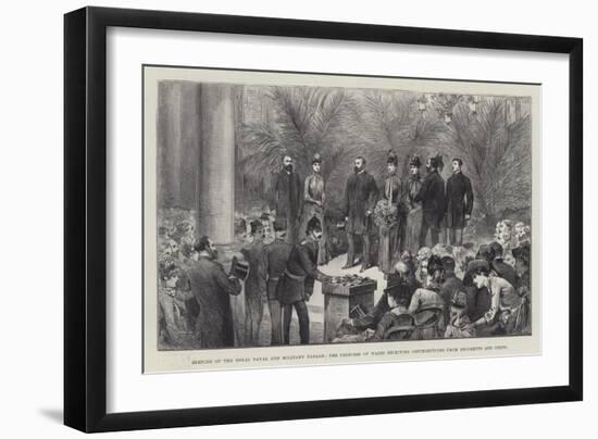 Opening of the Royal Naval and Military Bazaar-null-Framed Giclee Print