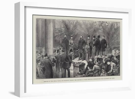 Opening of the Royal Naval and Military Bazaar-null-Framed Giclee Print