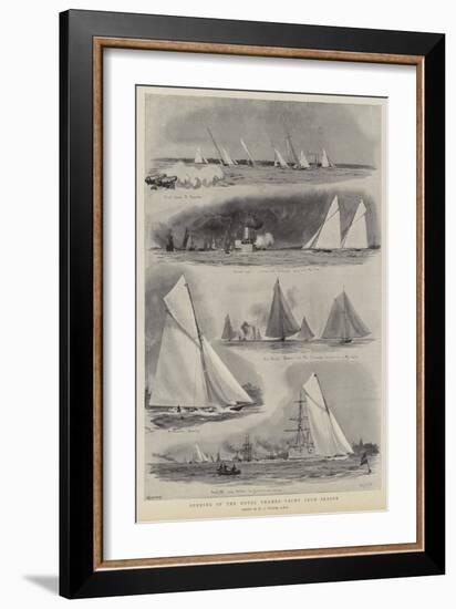 Opening of the Royal Thames Yacht Club Season-William Lionel Wyllie-Framed Giclee Print