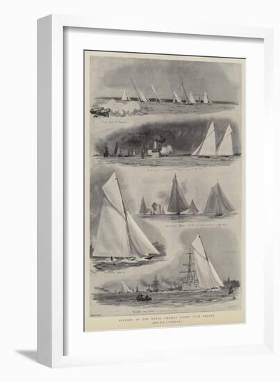 Opening of the Royal Thames Yacht Club Season-William Lionel Wyllie-Framed Giclee Print