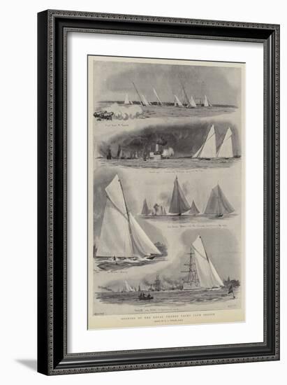 Opening of the Royal Thames Yacht Club Season-William Lionel Wyllie-Framed Giclee Print