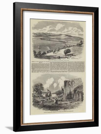 Opening of the Ulverstone and Lancaster Railway-Thomas Harrington Wilson-Framed Giclee Print