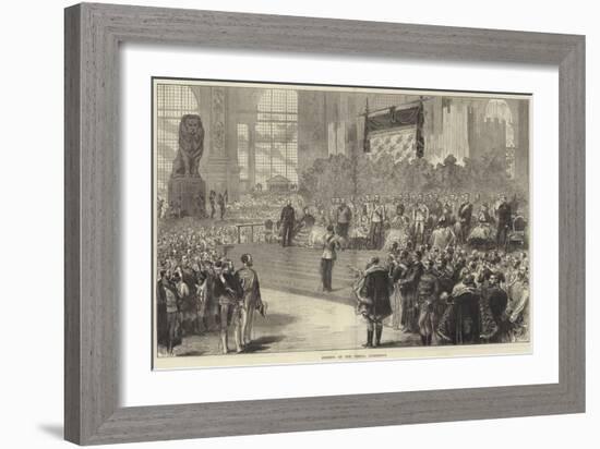 Opening of the Vienna Exhibition-Arthur Hopkins-Framed Giclee Print