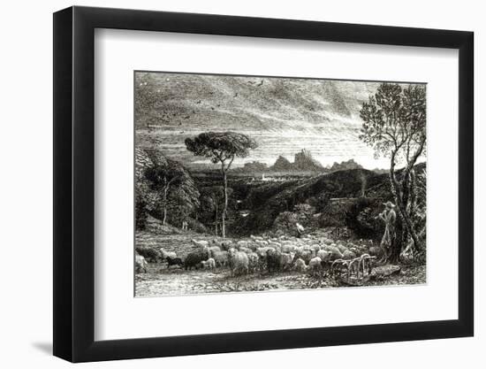 Opening the Fold, Early Morning, 1880-Samuel Palmer-Framed Photographic Print