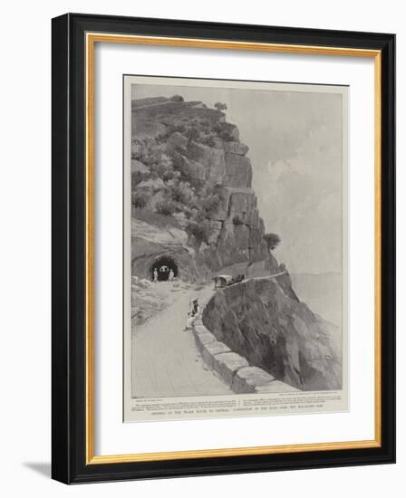 Opening Up the Trade Route to Chitral, Completion of the Road over the Malakand Pass-null-Framed Giclee Print