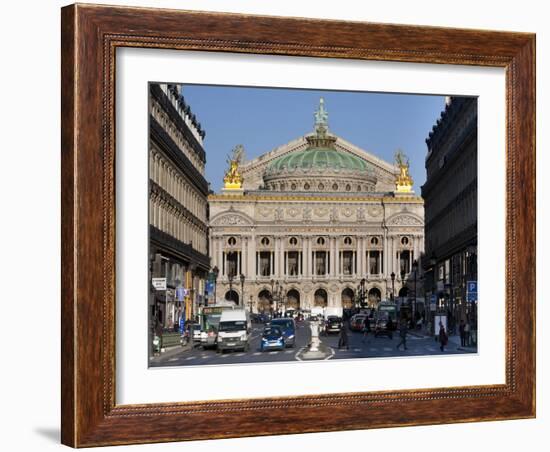 Opera Garnier Building, Paris, France, Europe-Marco Cristofori-Framed Photographic Print