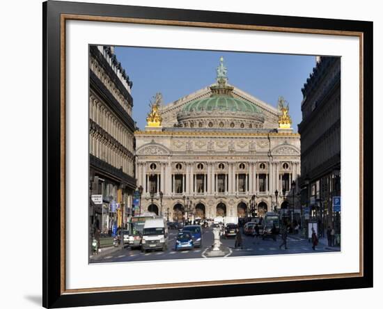 Opera Garnier Building, Paris, France, Europe-Marco Cristofori-Framed Photographic Print