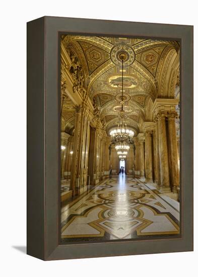 Opera Garnier, Frescoes and Ornate Ceiling by Paul Baudry, Paris, France-G & M Therin-Weise-Framed Premier Image Canvas