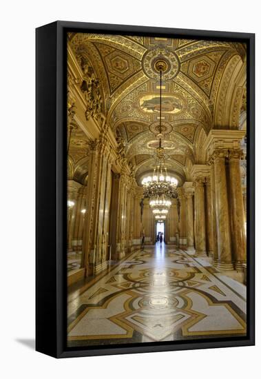 Opera Garnier, Frescoes and Ornate Ceiling by Paul Baudry, Paris, France-G & M Therin-Weise-Framed Premier Image Canvas