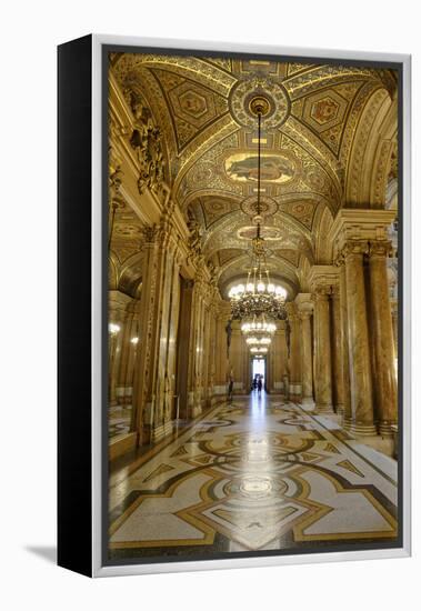Opera Garnier, Frescoes and Ornate Ceiling by Paul Baudry, Paris, France-G & M Therin-Weise-Framed Premier Image Canvas
