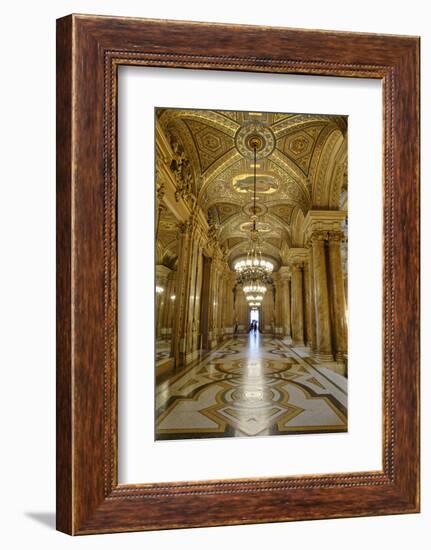 Opera Garnier, Frescoes and Ornate Ceiling by Paul Baudry, Paris, France-G & M Therin-Weise-Framed Photographic Print