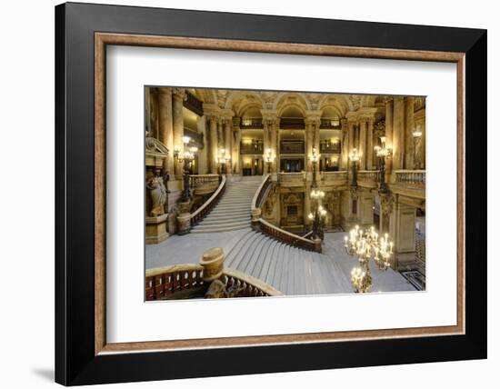 Opera Garnier, Grand Staircase, Paris, France-G & M Therin-Weise-Framed Photographic Print