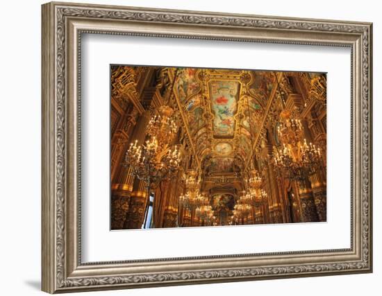 Opera Garnier in France Paris Tourist Destination-kentoh-Framed Photographic Print