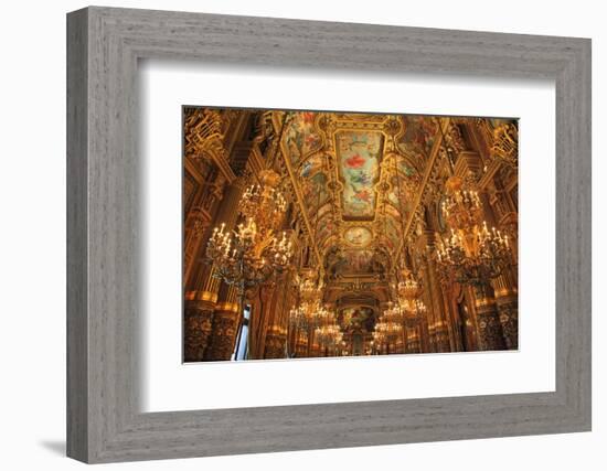 Opera Garnier in France Paris Tourist Destination-kentoh-Framed Photographic Print