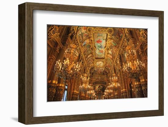 Opera Garnier in France Paris Tourist Destination-kentoh-Framed Photographic Print