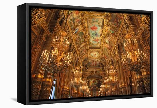 Opera Garnier in France Paris Tourist Destination-kentoh-Framed Premier Image Canvas