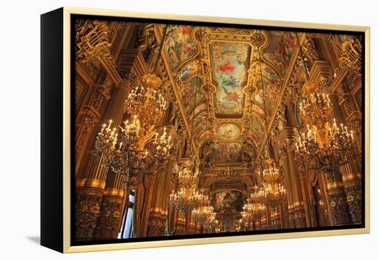 Opera Garnier in France Paris Tourist Destination-kentoh-Framed Premier Image Canvas