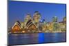 Opera House and Sydney Skyline, Sydney, New South Wales, Australia,-Marco Simoni-Mounted Photographic Print